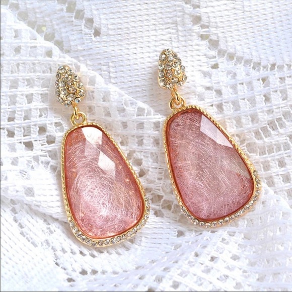 Mint Cut Tourmaline Earrings - Picture 2 of 3